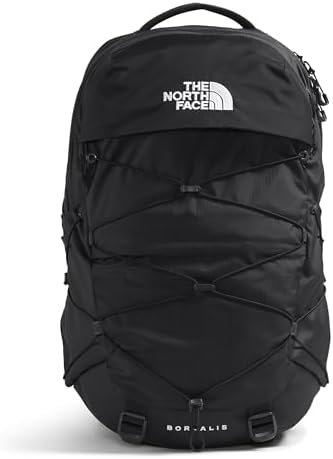 THE NORTH FACE Borealis Commuter Laptop Backpack | Water Repellent Finish, 16" Laptop Sleeve, Large Main Compartment for Everyday Carry, TNF Black/TNF Black-NPF, One Size
