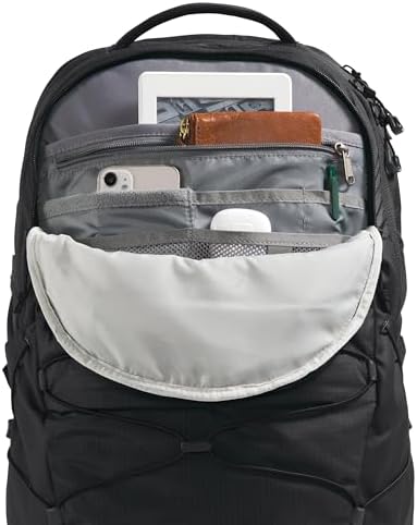 THE NORTH FACE Borealis Commuter Laptop Backpack | Water Repellent Finish, 16" Laptop Sleeve, Large Main Compartment for Everyday Carry, TNF Black/TNF Black-NPF, One Size - Image 5